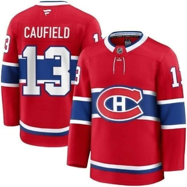 Cole Caufield #13 Montreal Canadiens Fanatics Premium Jersey - Red