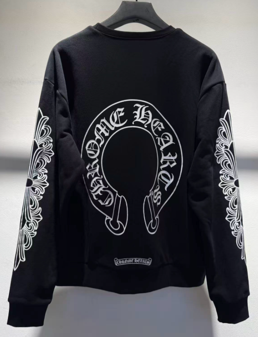 Chrome Hearts Sweater - Black with White Logo