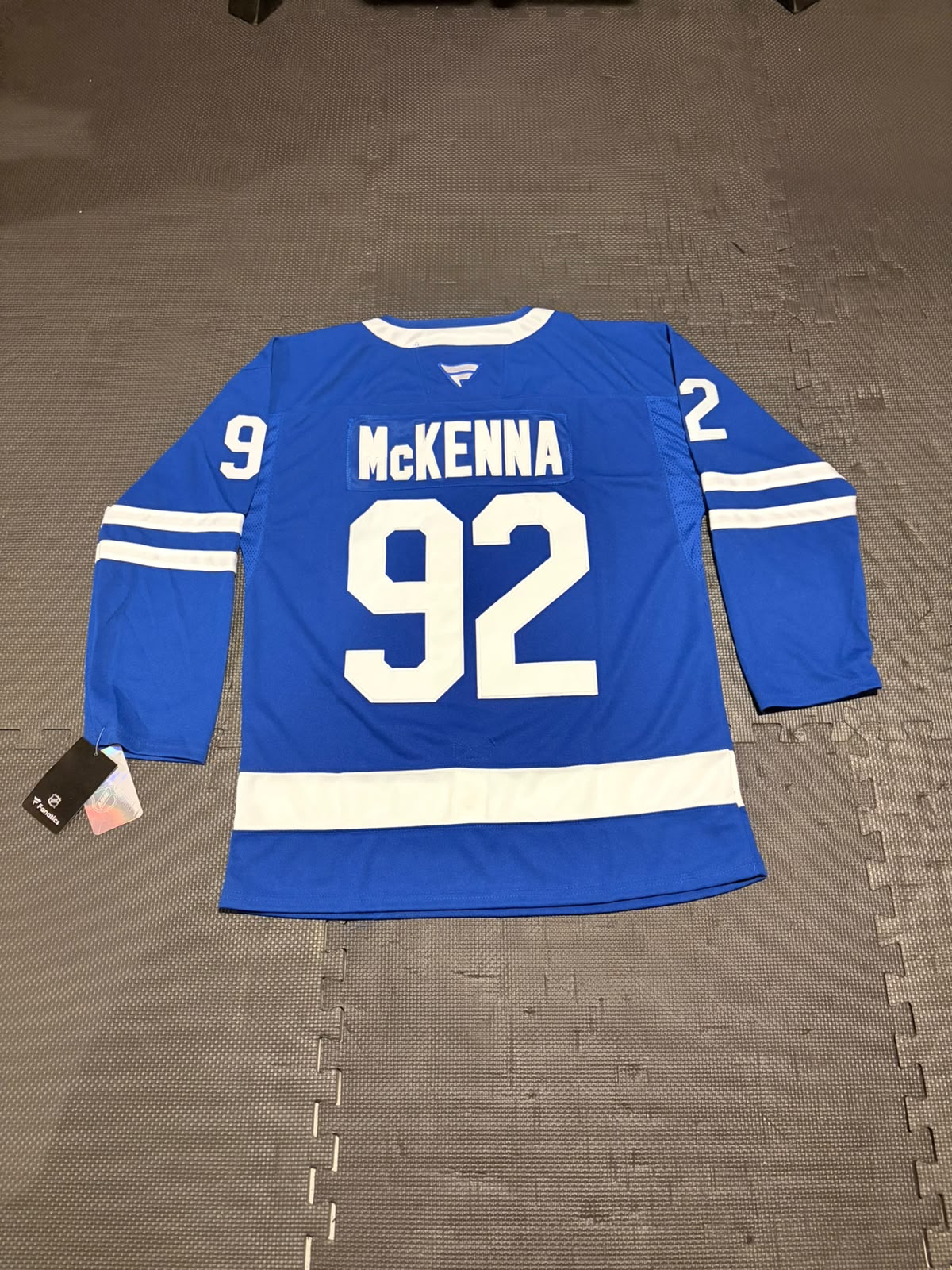 Gavin McKenna #92 Toronto Maple Leafs Fanatics Premium Jersey - Blue