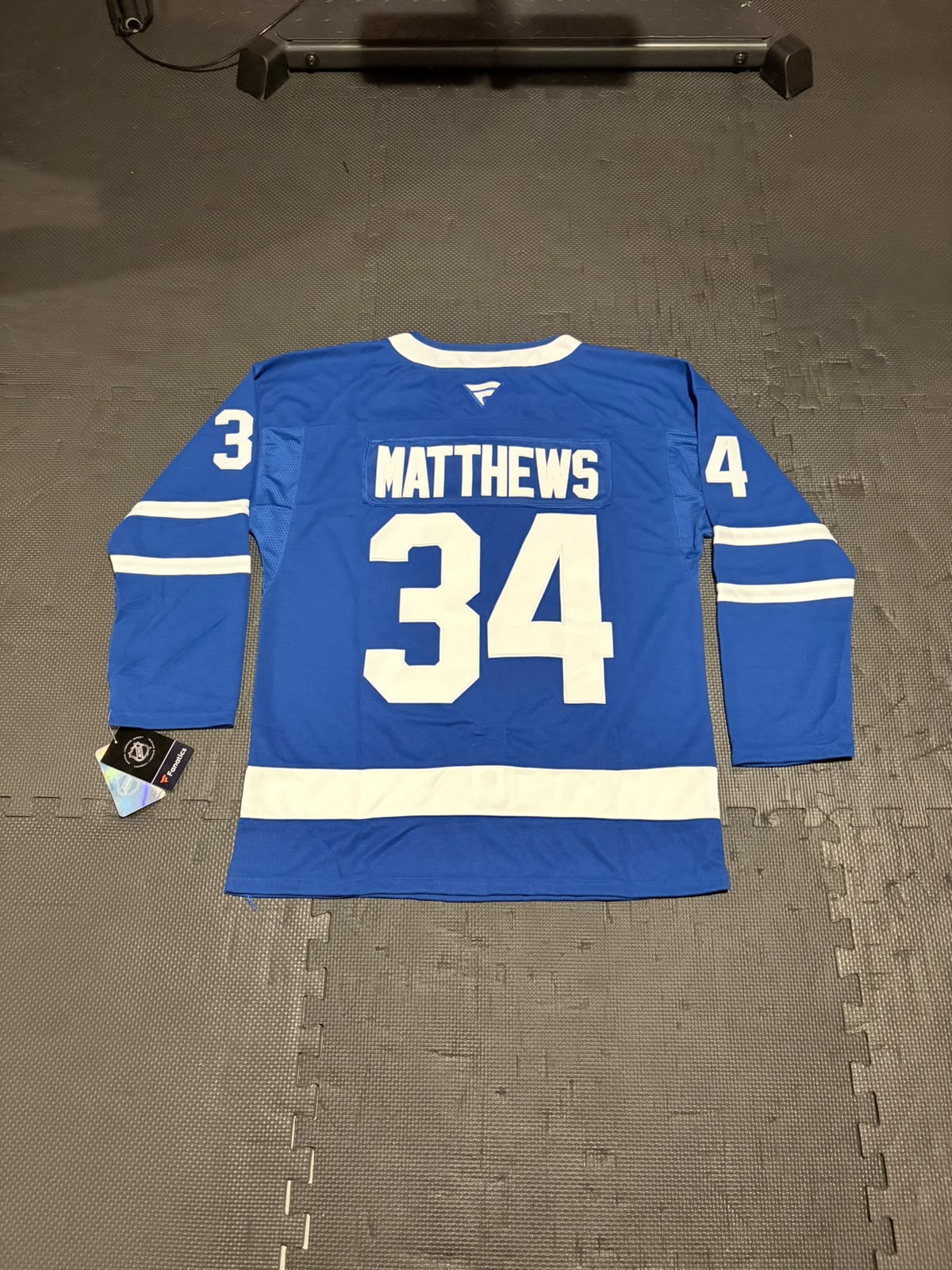Auston Matthews #34 Toronto Maple Leafs Fanatics Premium Jersey - Blue