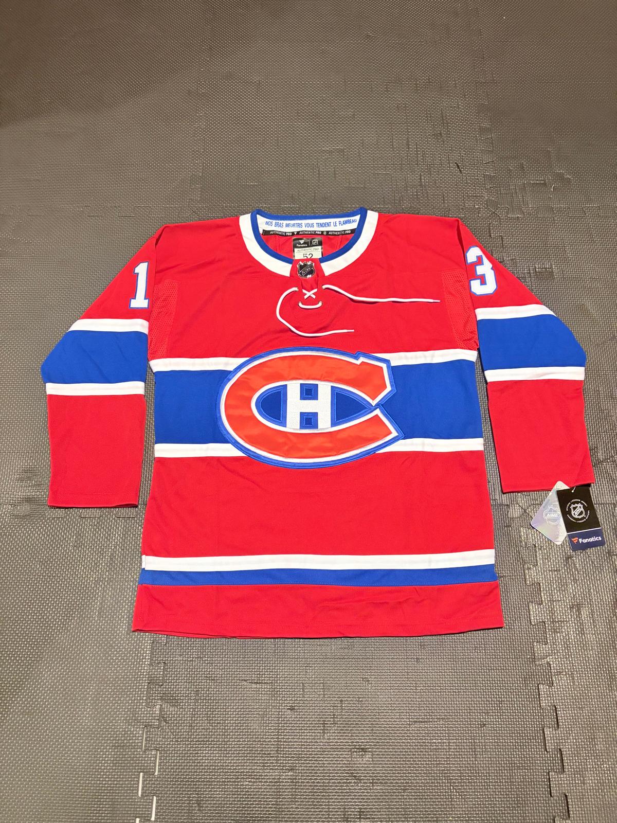 Cole Caufield #13 Montreal Canadiens Fanatics Premium Jersey - Red