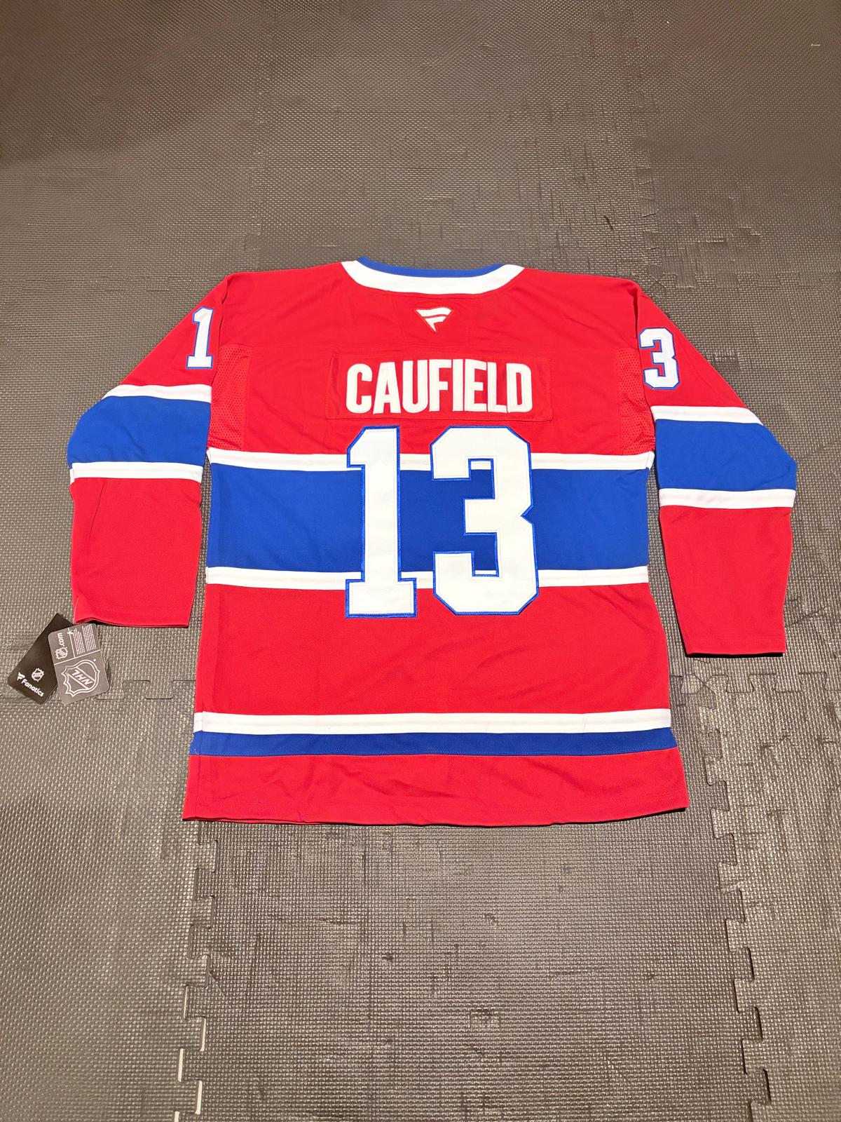 Cole Caufield #13 Montreal Canadiens Fanatics Premium Jersey - Red