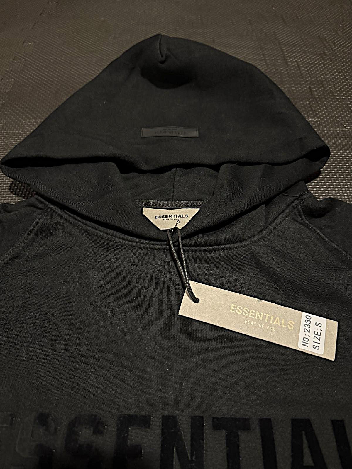 Fear of God Essentials Hoodie - Black/Black
