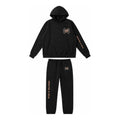 01 Neon hoodie and sweatpant set in Black, front