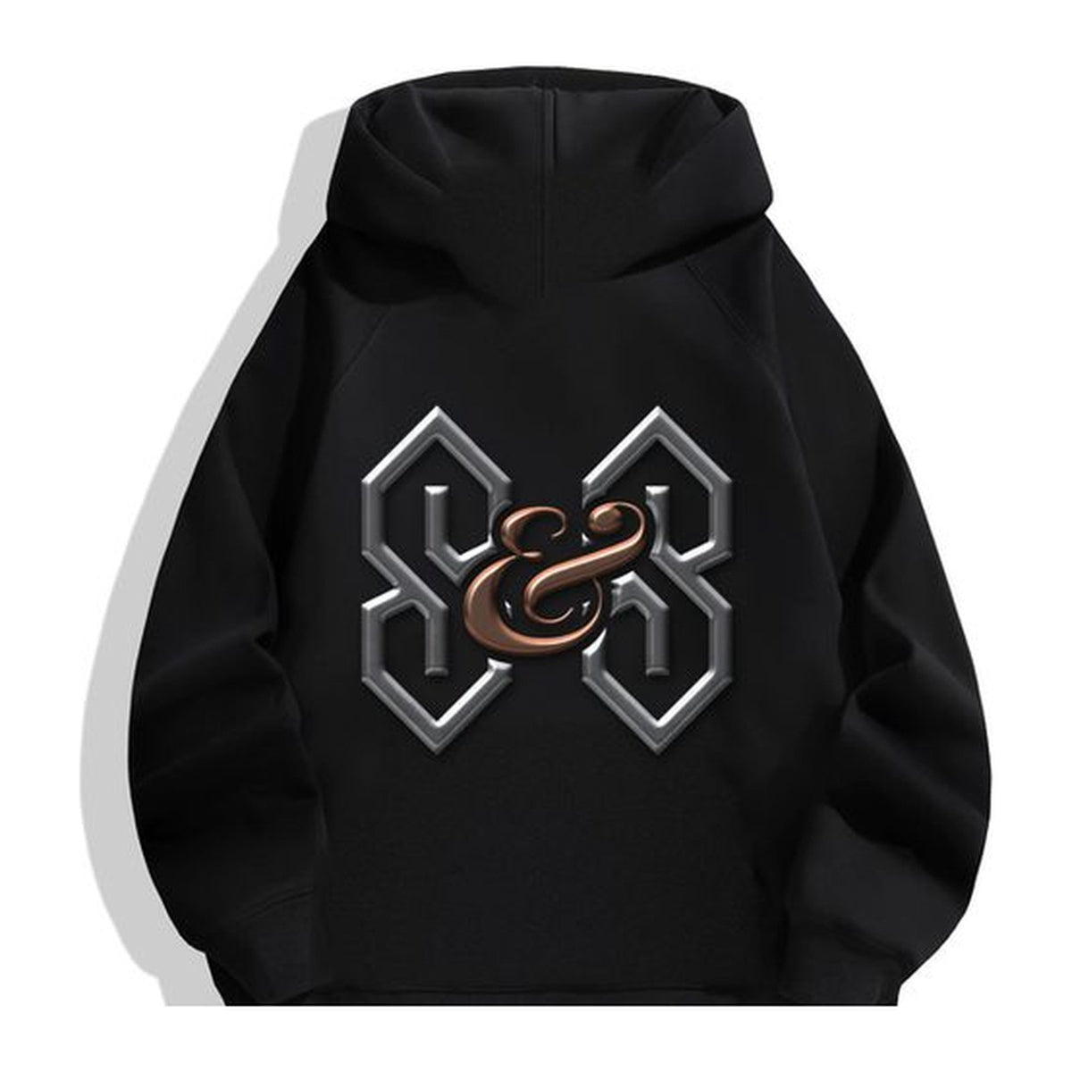02 Forged hoodie in Black, back