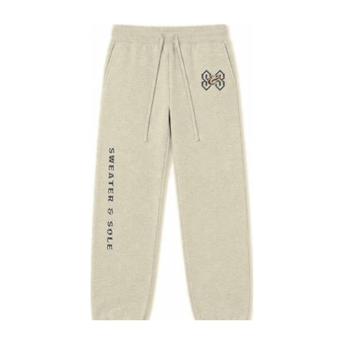 02 Forged sweatpants in Cream, front