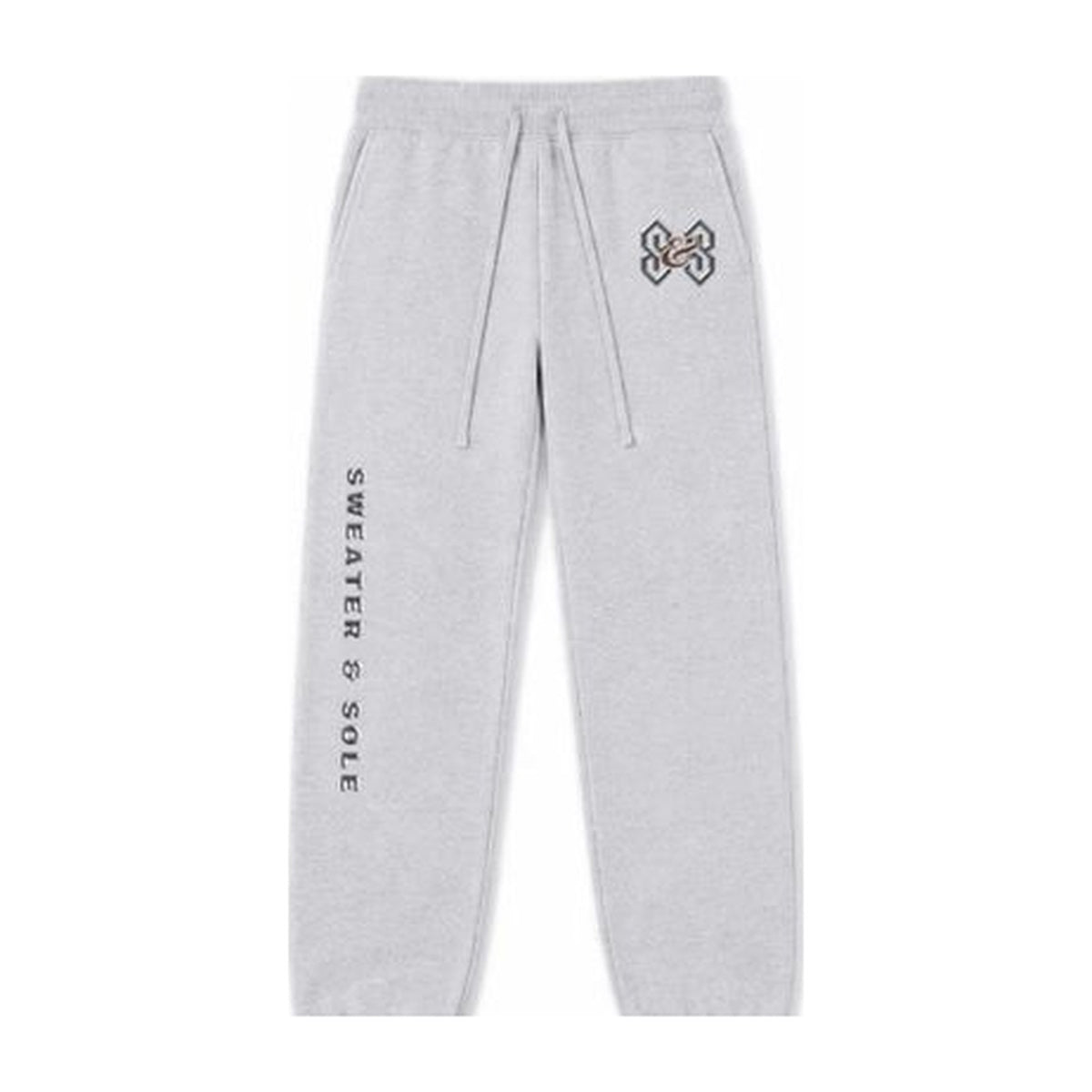 02 Forged sweatpants in Heather Grey, front