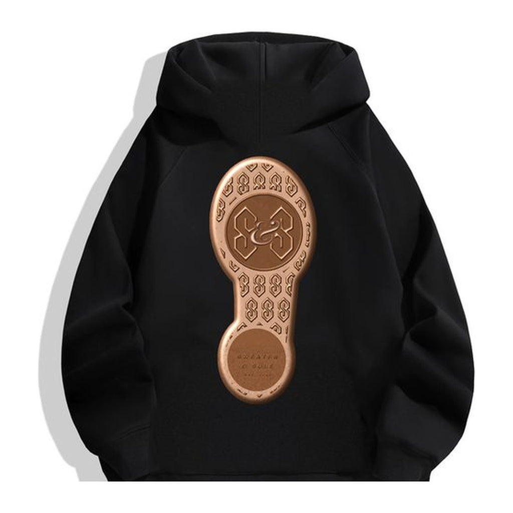 03 Sole hoodie in Black, back