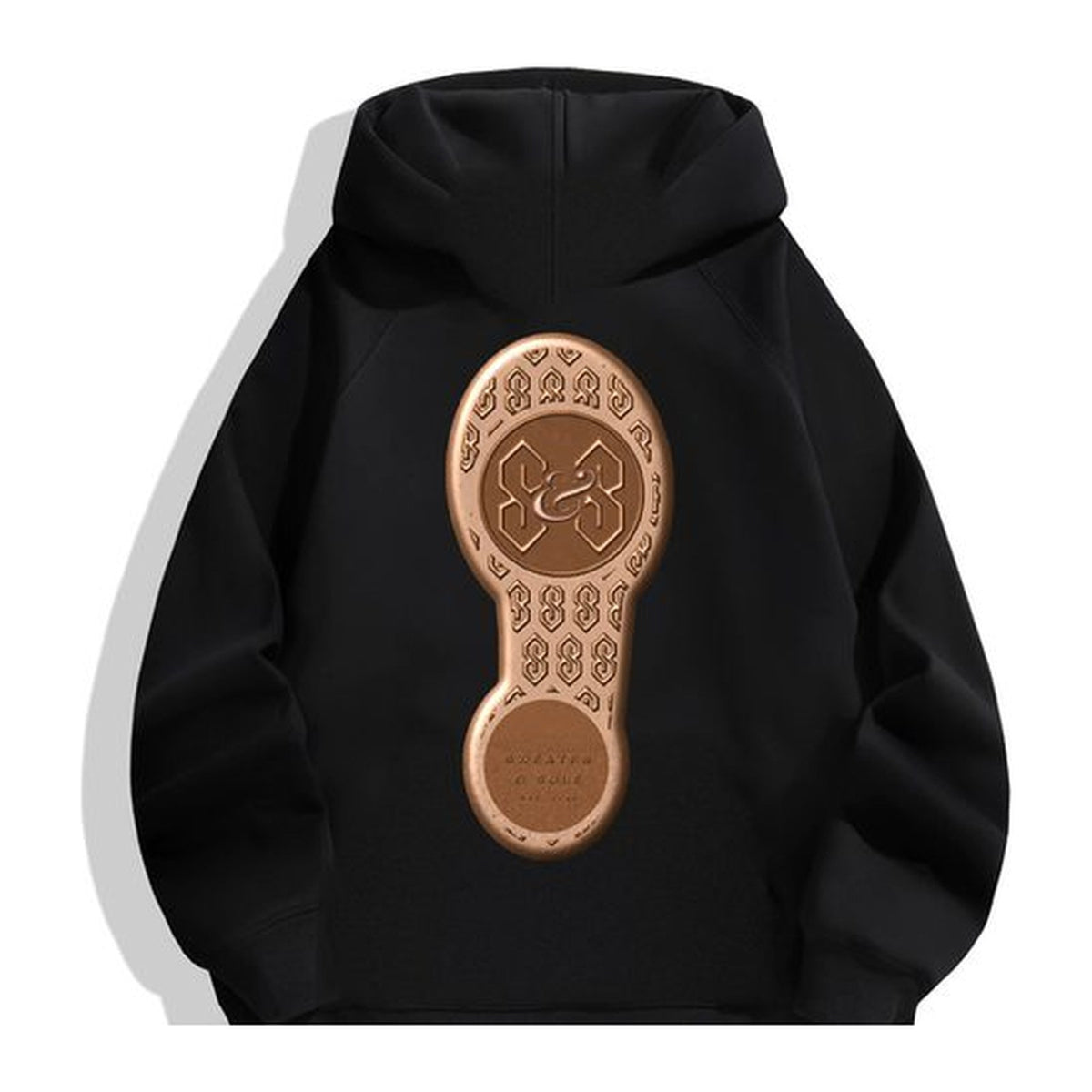 03 Sole hoodie in Black, back