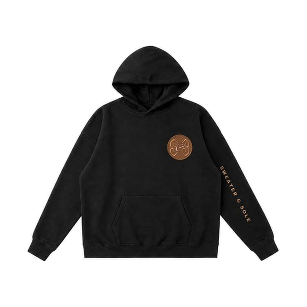 03 Sole hoodie in Black, front
