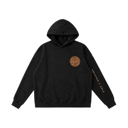 03 Sole hoodie in Black, front