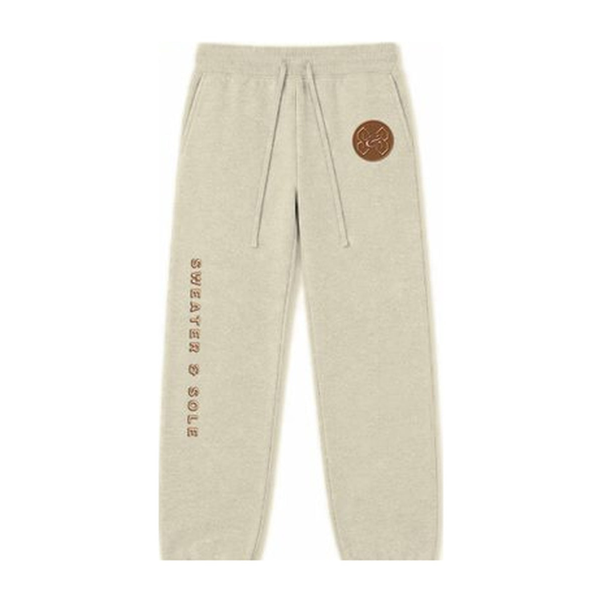 03 Sole sweatpants in Cream, front