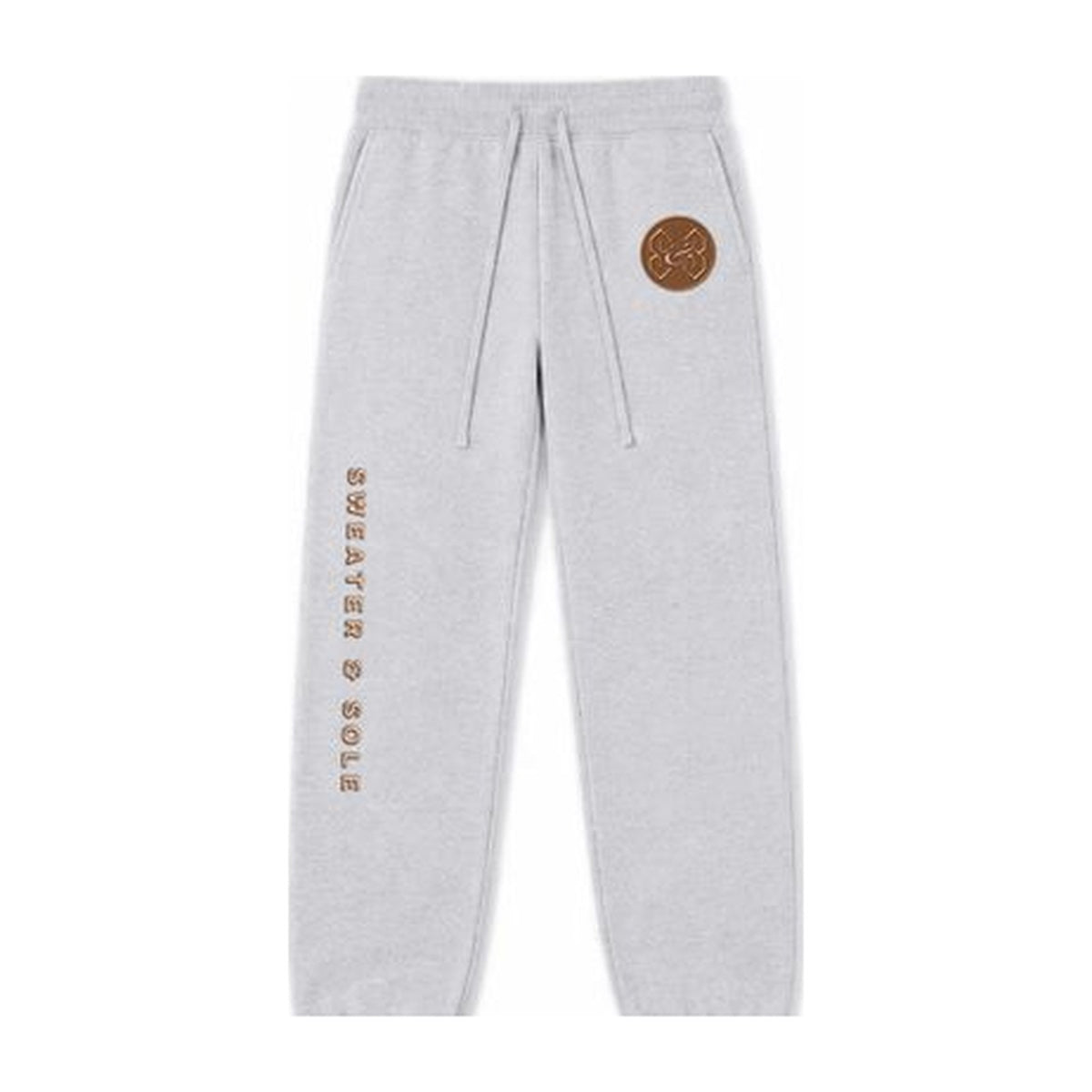 03 Sole sweatpants in Heather Grey, front