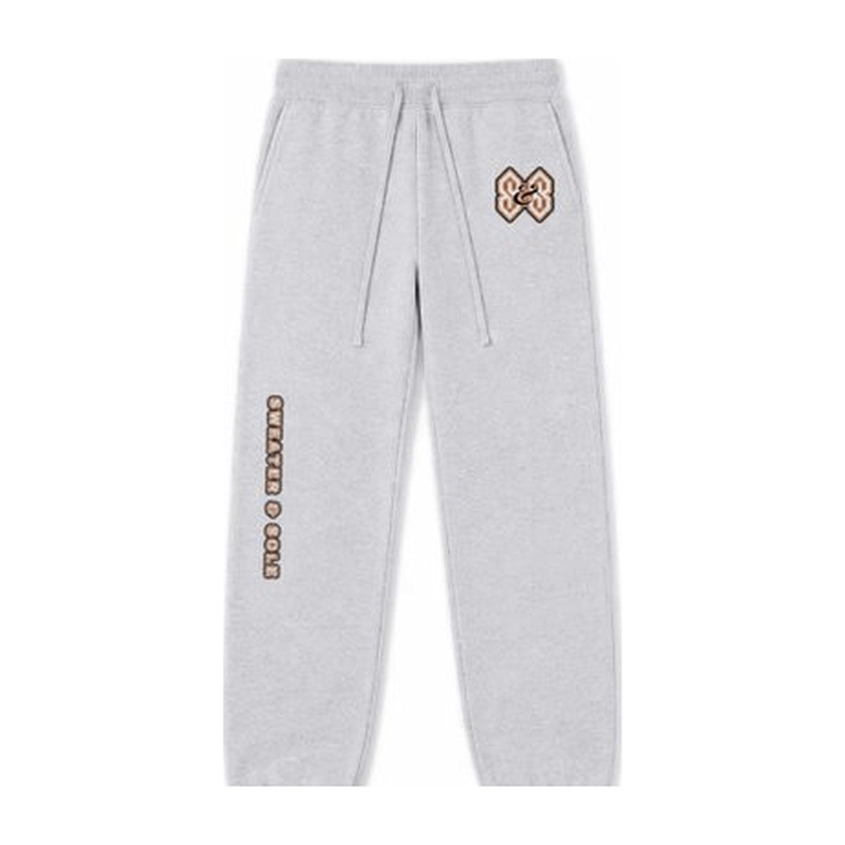 04 Varsity sweatpants in Heather Grey, front