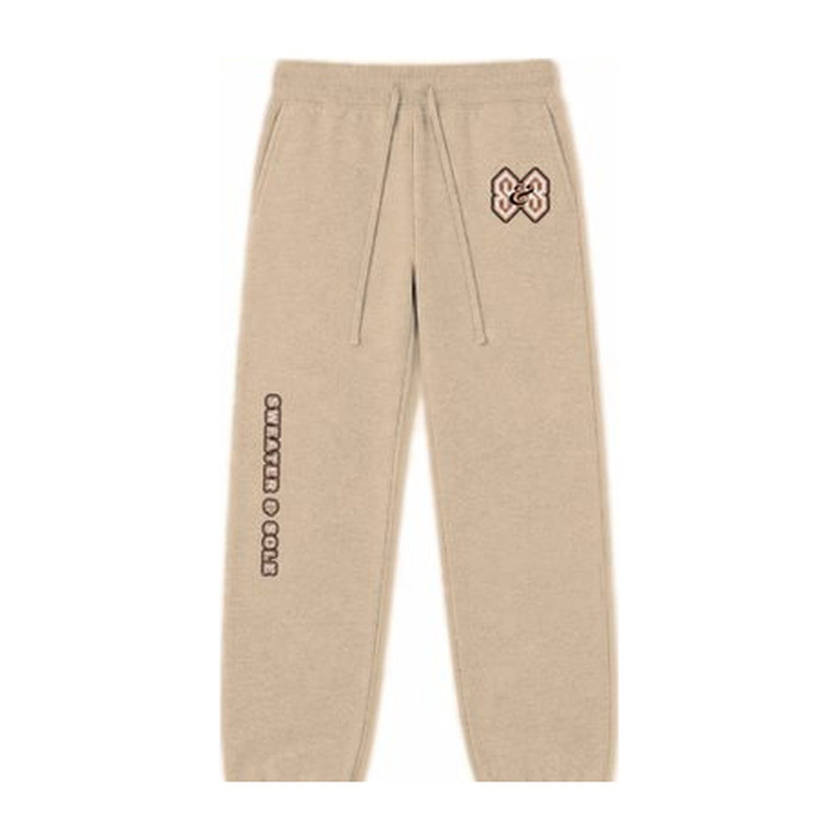 04 Varsity sweatpants in Khaki, front