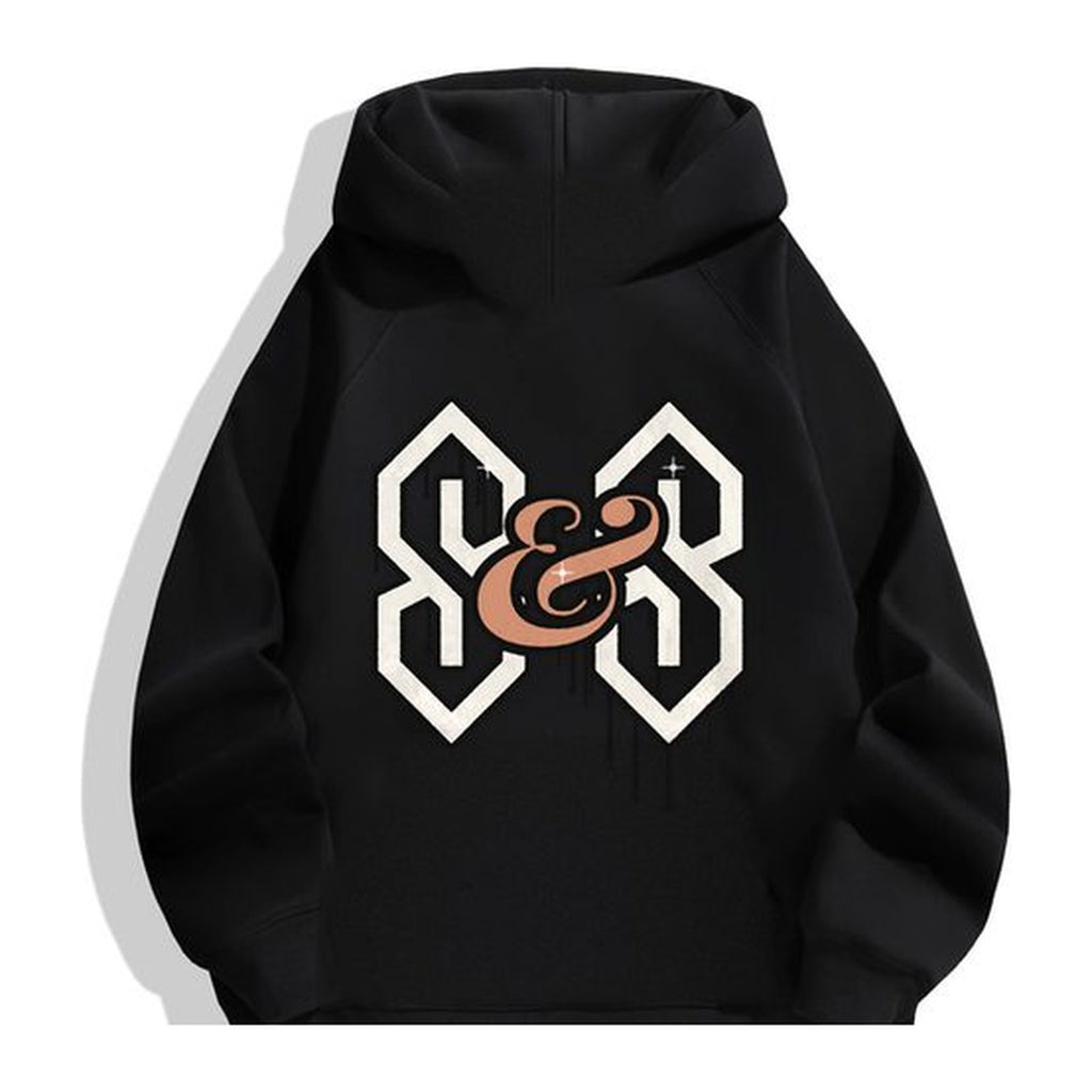 05 Street hoodie in Black, back