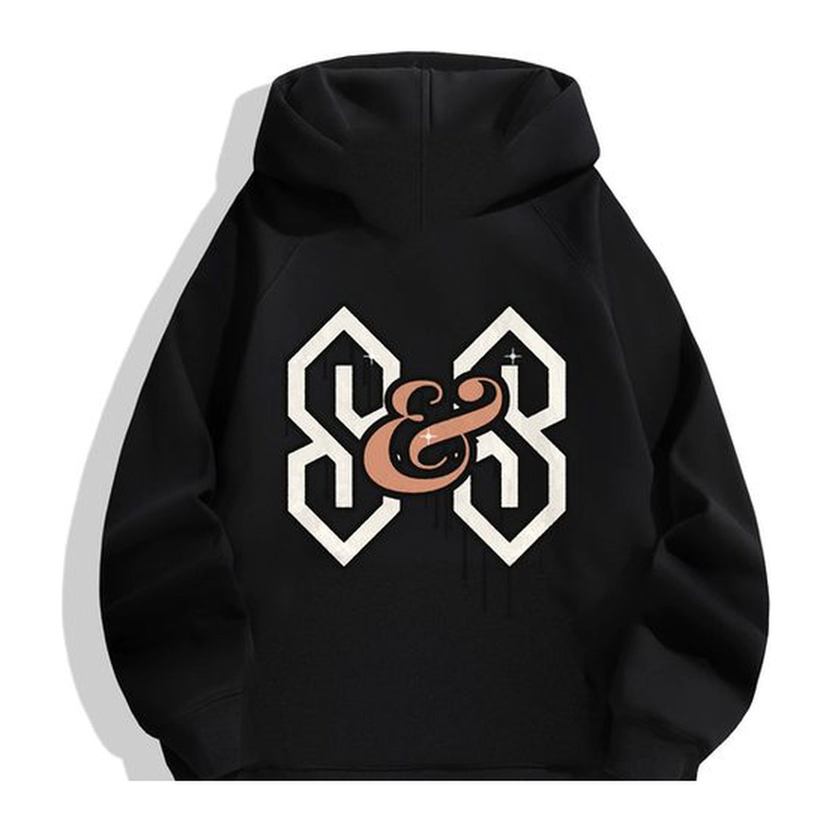 05 Street hoodie in Black, back