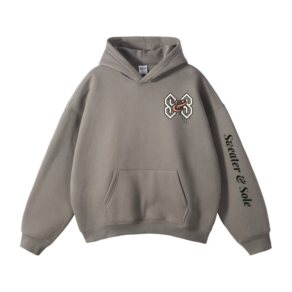 05 Street set in Cement Grey with Light Grey sweatpant, front