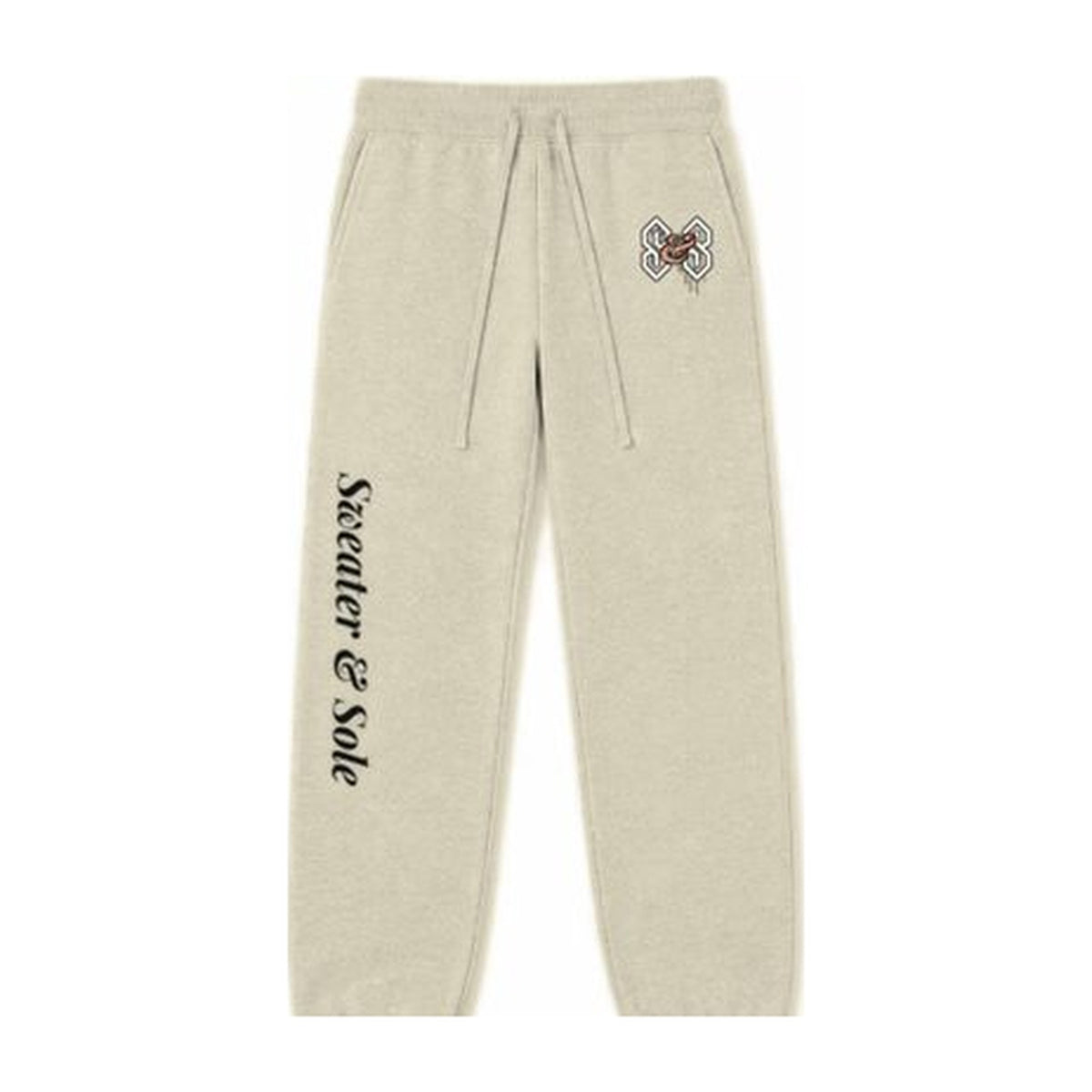 05 Street sweatpants in Cream, front