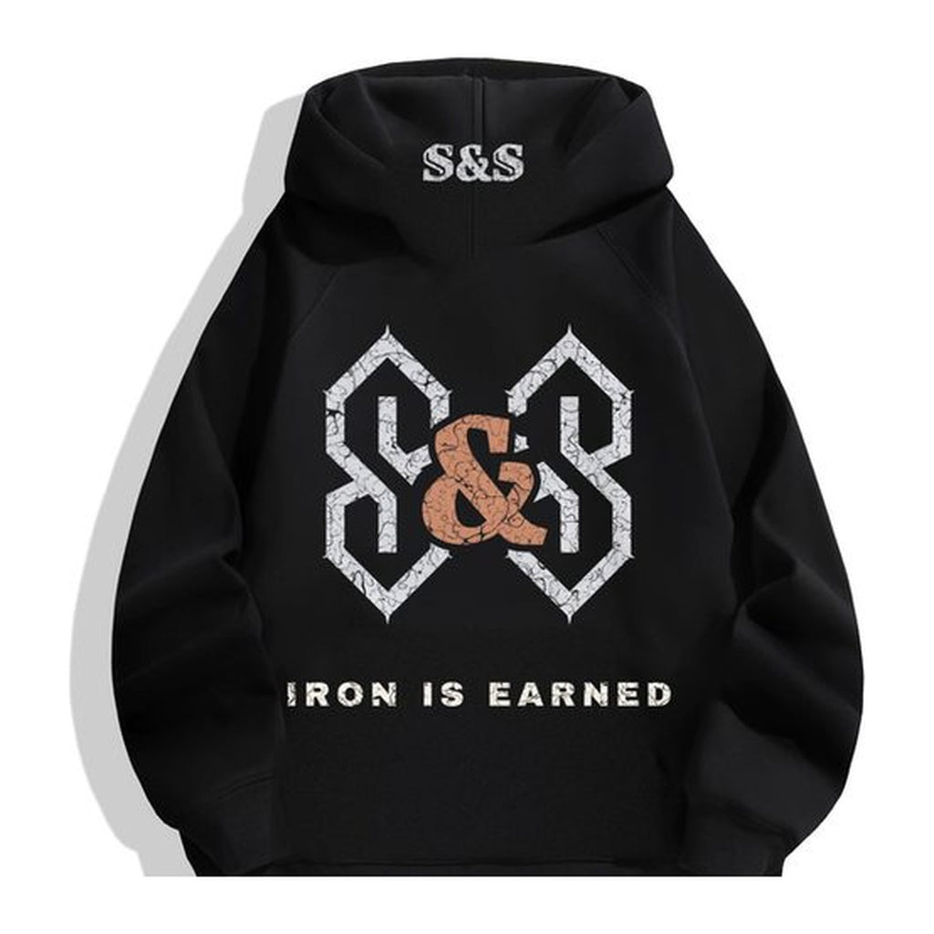 G1 Iron hoodie in Black, back