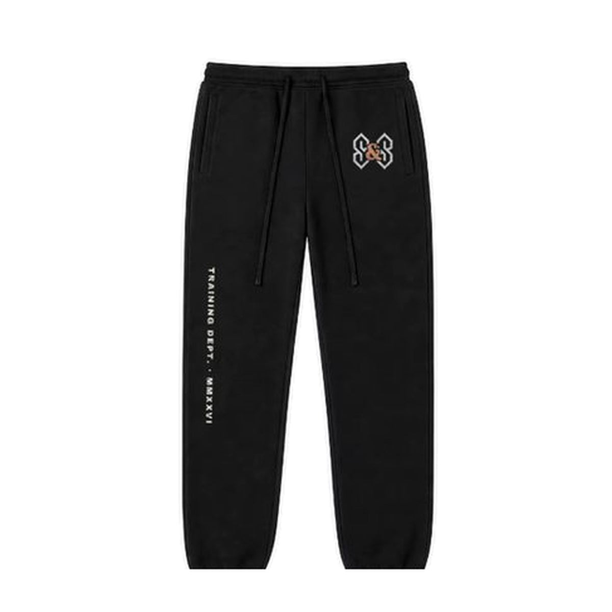 G1 Iron sweatpants in Black, front