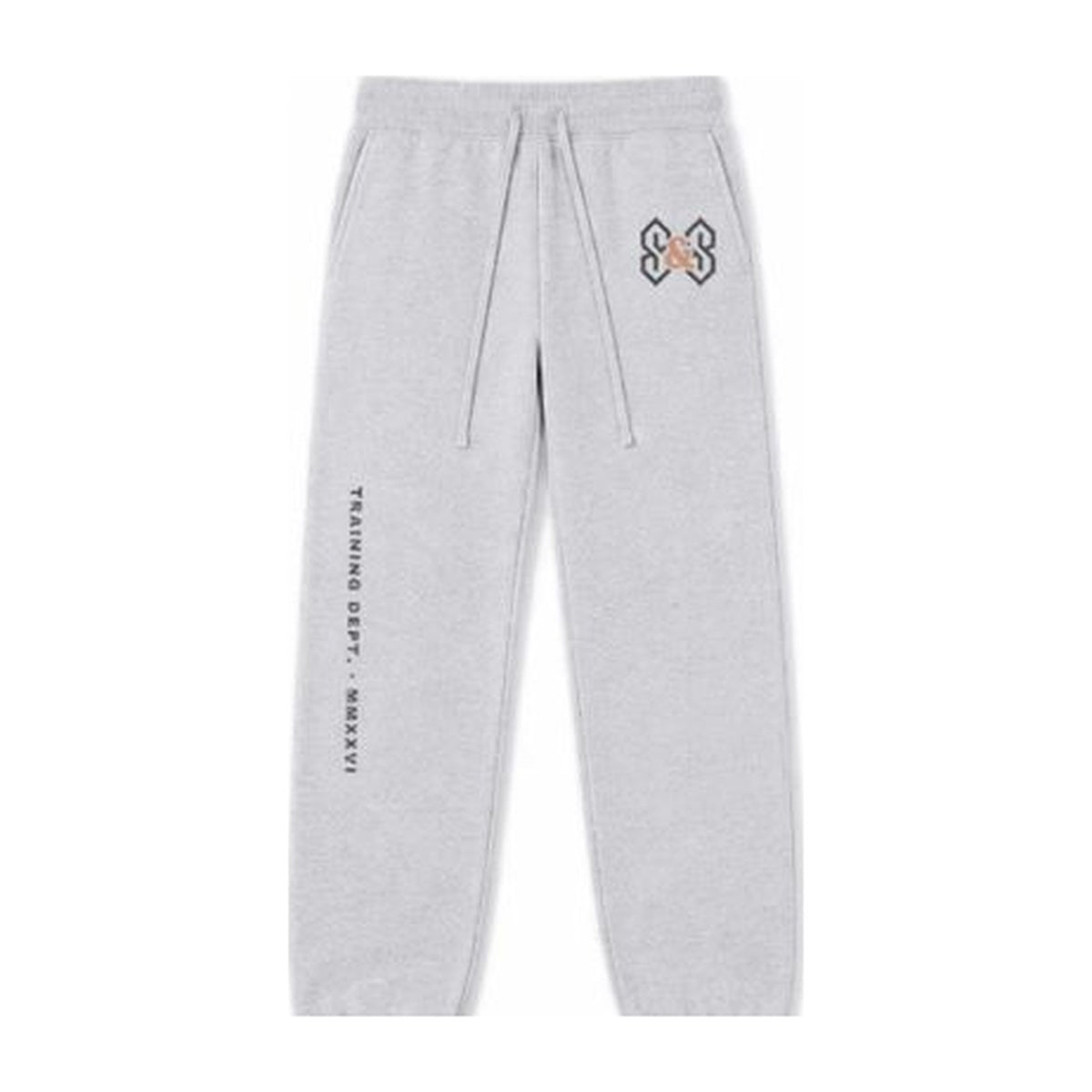 G1 Iron sweatpants in Heather Grey, front