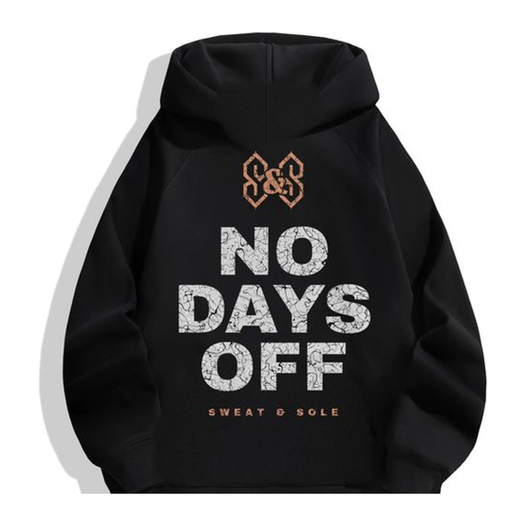 G2 No Days Off hoodie in Black, back