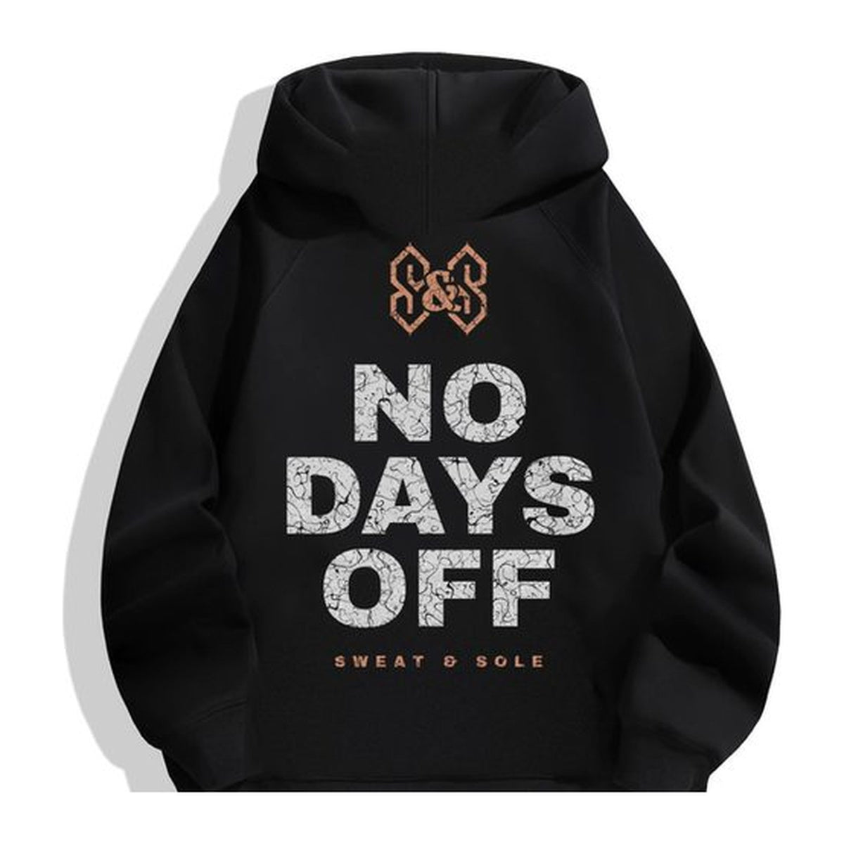 G2 No Days Off hoodie in Black, back