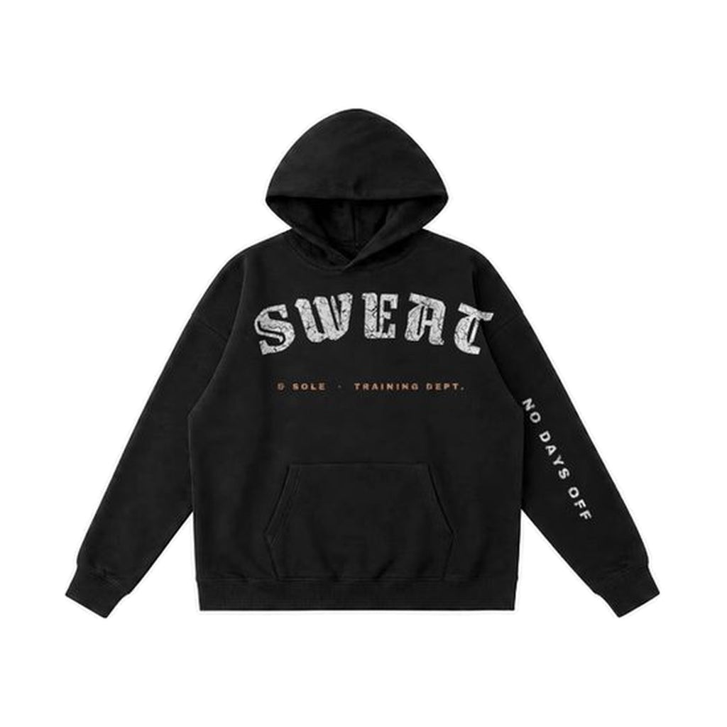 G2 No Days Off hoodie in Black, front