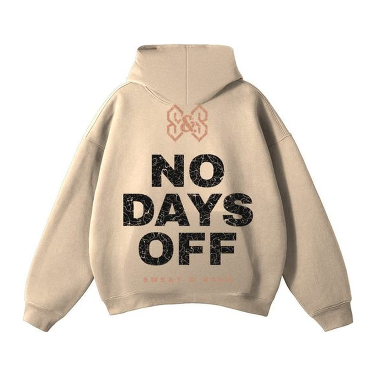 G2 No Days Off hoodie in Khaki, back
