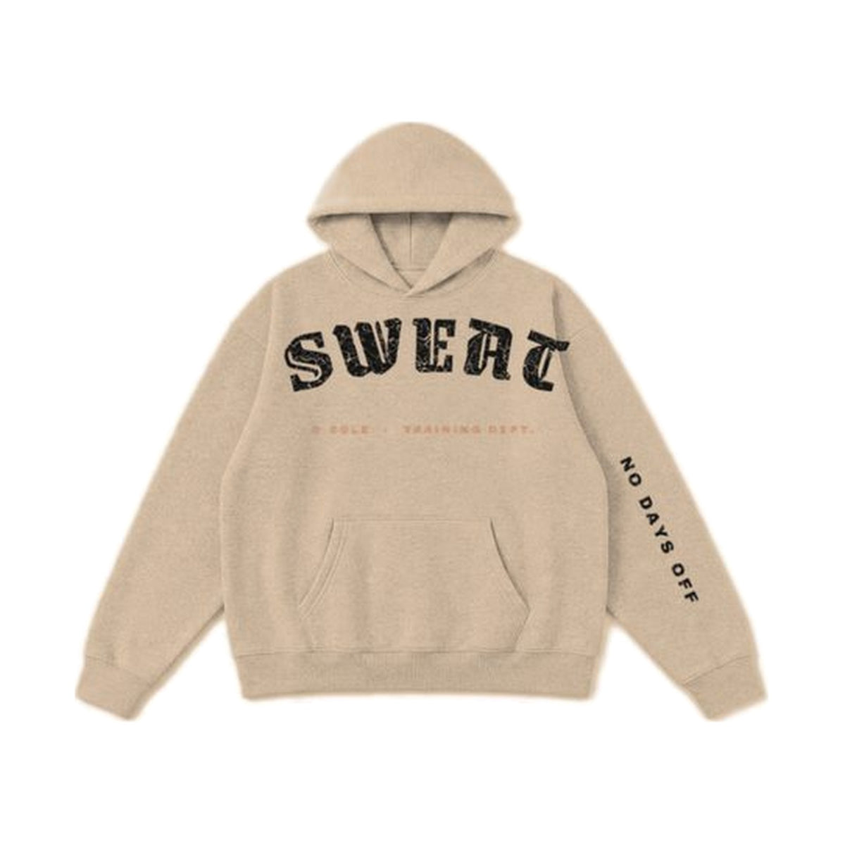 G2 No Days Off hoodie in Khaki, front