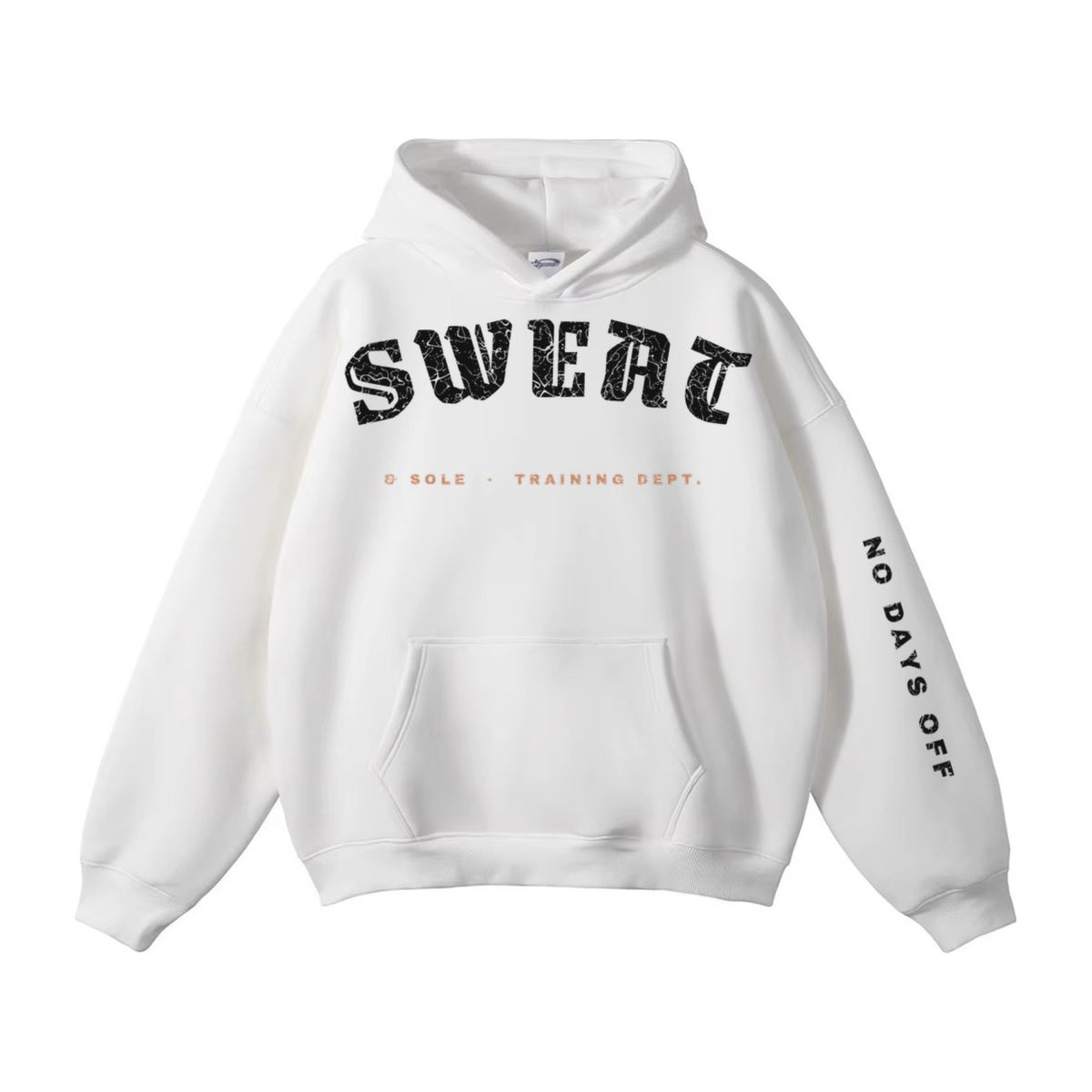 G2 No Days Off hoodie in White, front