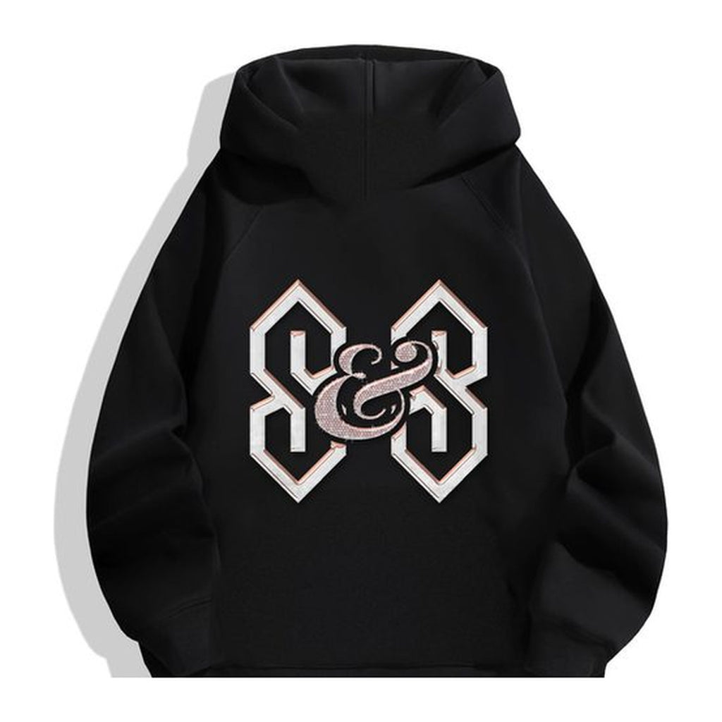 L02 Forged Rose hoodie in Black, back