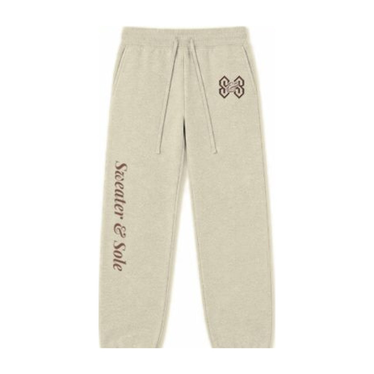 L02 Forged Rose sweatpants in Cream, front