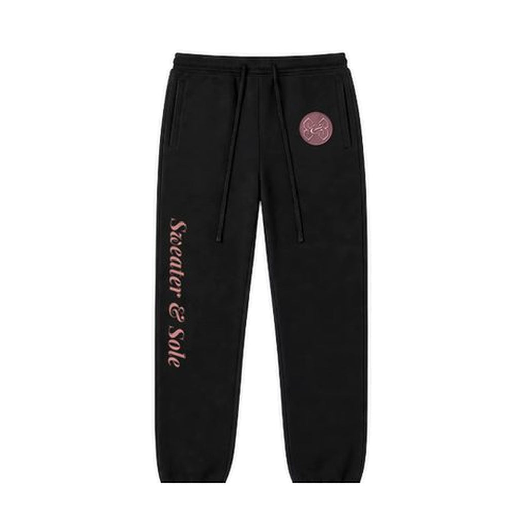 L03 Sole sweatpants in Black, front