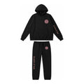 L03 Sole hoodie and sweatpant set in Black, front
