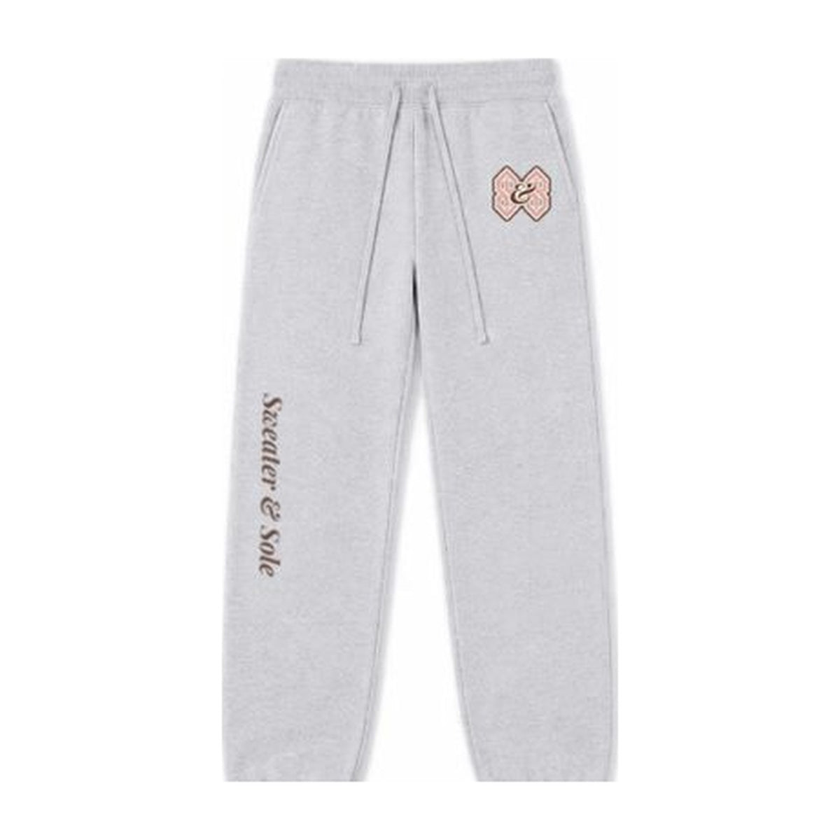 L04 Varsity sweatpants in Heather Grey, front