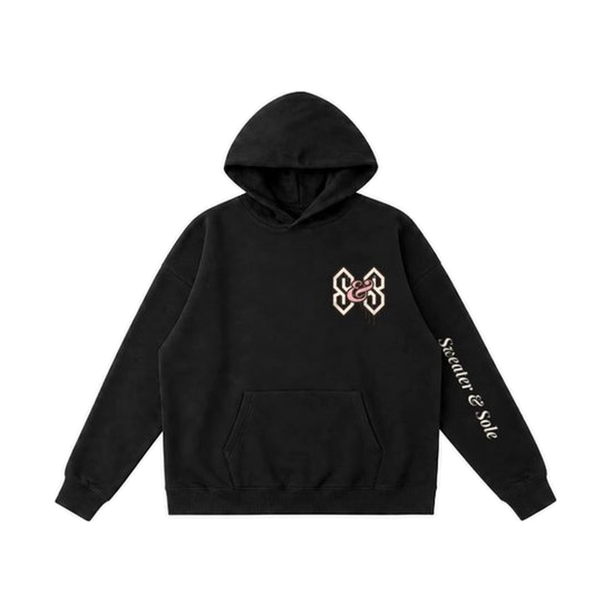 L05 Street hoodie in Black, front