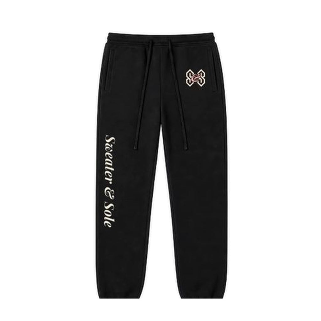 L05 Street sweatpants in Black, front