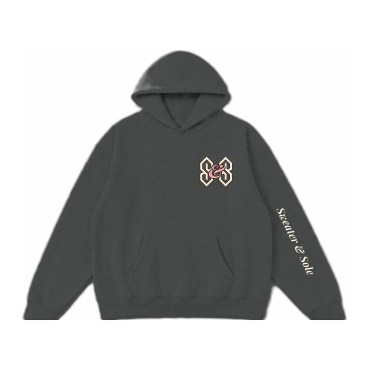 L05 Street hoodie in Charcoal, front