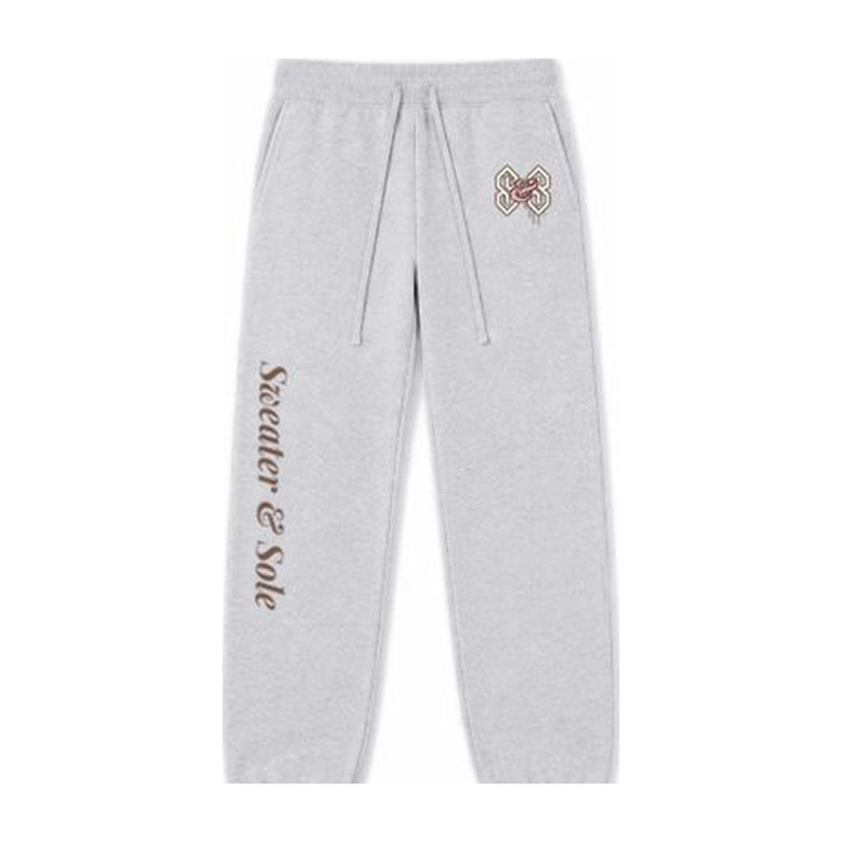 L05 Street sweatpants in Heather Grey, front