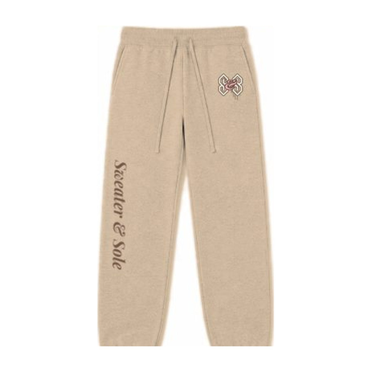 L05 Street sweatpants in Khaki, front