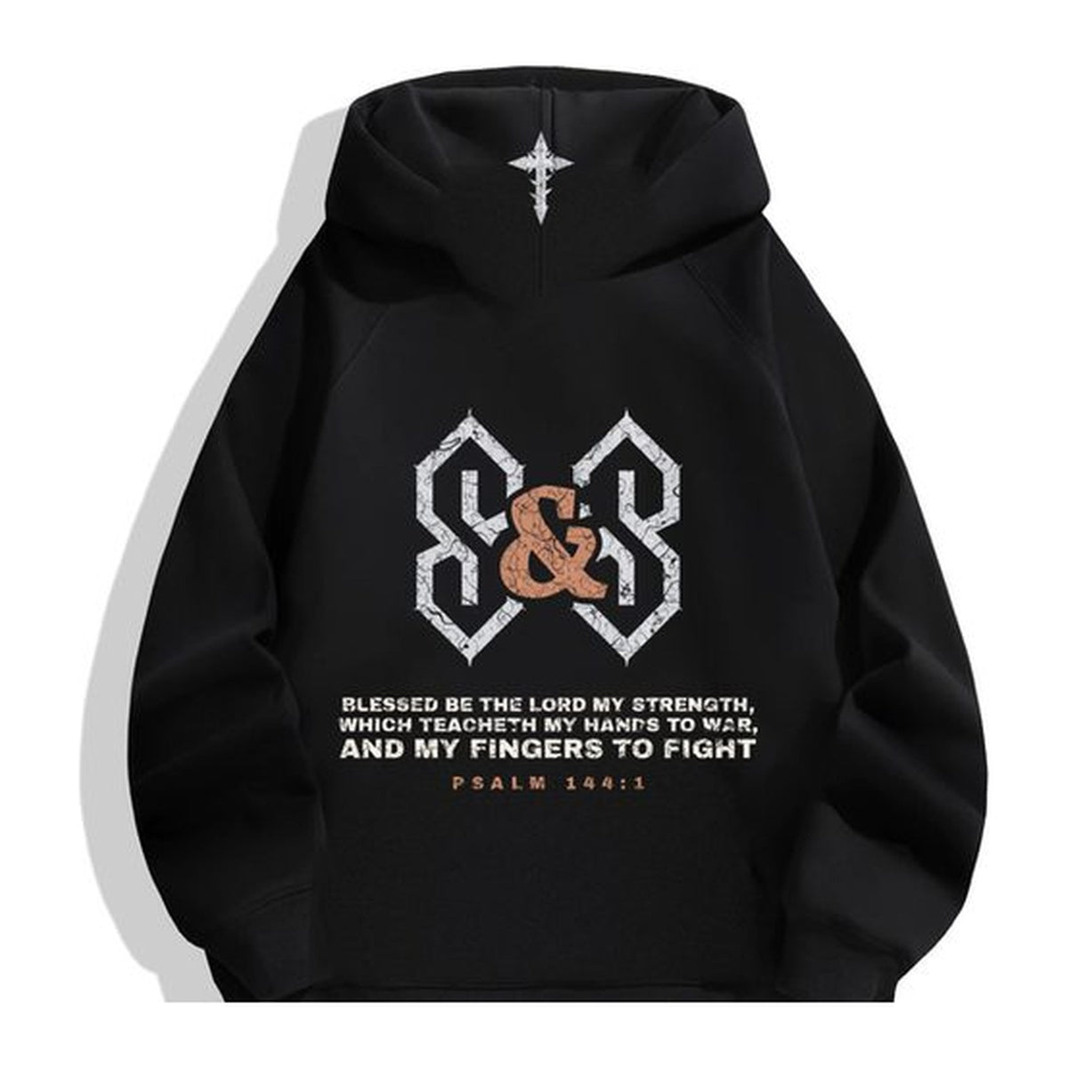 W1 Hands to War hoodie in Black, back
